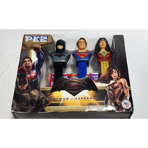 Pez Dispensers Batman v Superman : Dawn of Justice Wonder Women Superman Batman - Picture 13 of 14